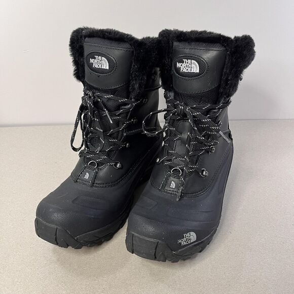 The North Face Boots Mens Size 12 Black Waterproof Insulated Snow Winter Lace Up - Picture 1 of 16